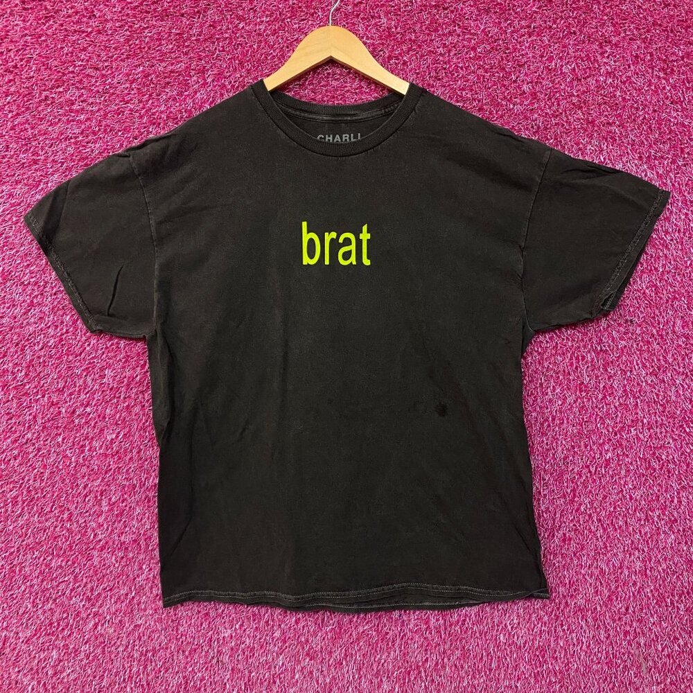 Charli XCX Brat Hyperpop Album T-Shirt Large